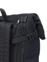 Detail of Braasi Ayo Canvas bag with a side zipper pocket for laptops and a small practical back pocket