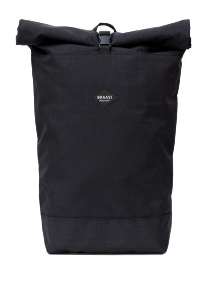 Braasi Basic Black urban rolltop, water resistant