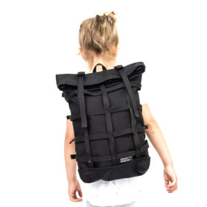 Hand Made Durable Backpack Webbing baby black