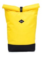 The yellow Rolltop Cordura backpack model from Braasi