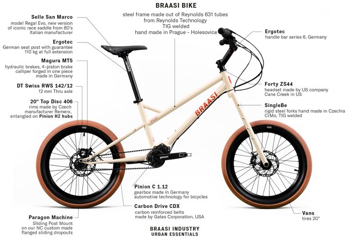 Braasi Industry minivelo bike specification