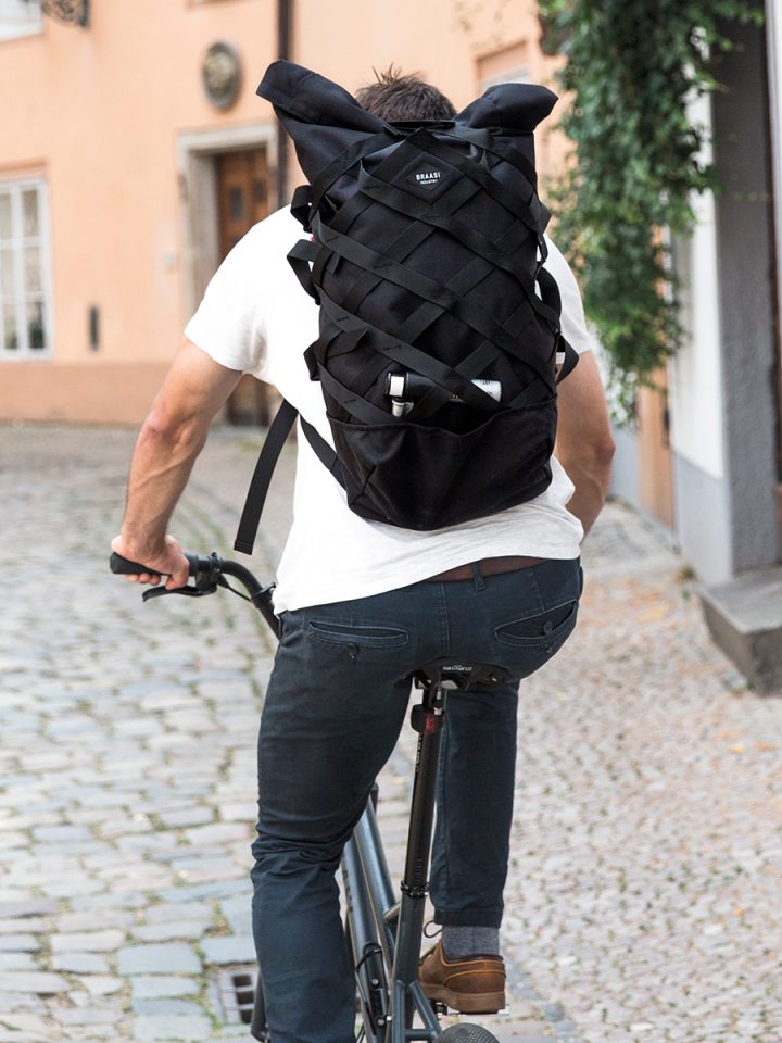 Braasi Wicker cordura waterproof rolltop backpack