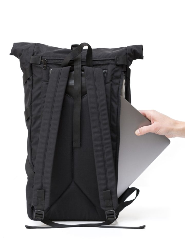 Braasi Henry - urban backpack with outside net and side pocket for laptop