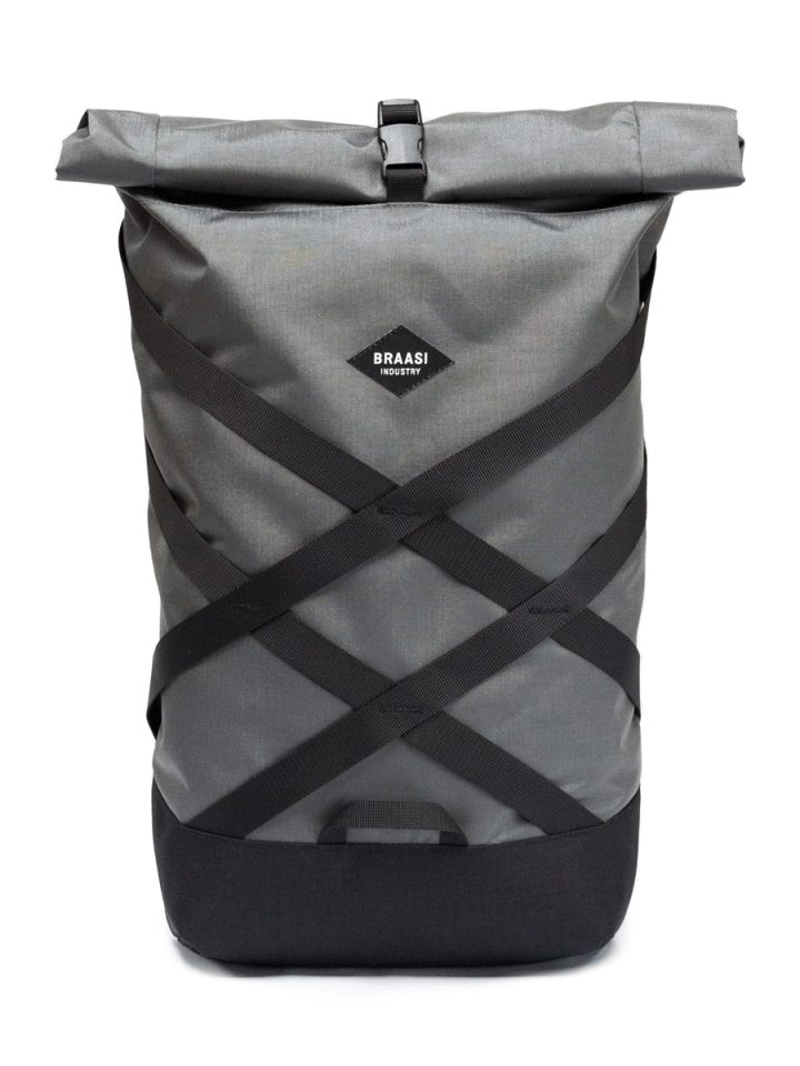 Braasi Henry Grey urban backpack with outside net