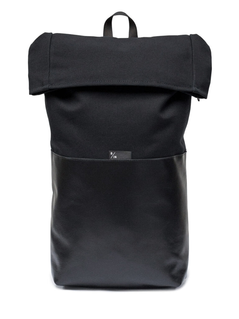 Braasi AYO voděodolný minimalistický kožený elegantní batoh na notebook