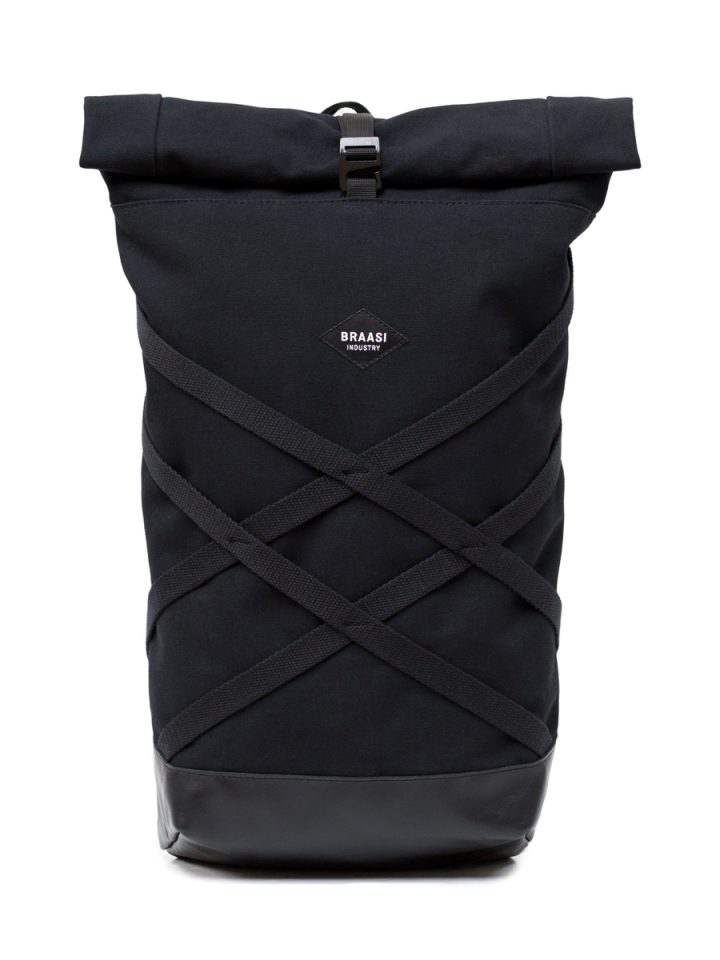 braasi henry canvas rolltop black front