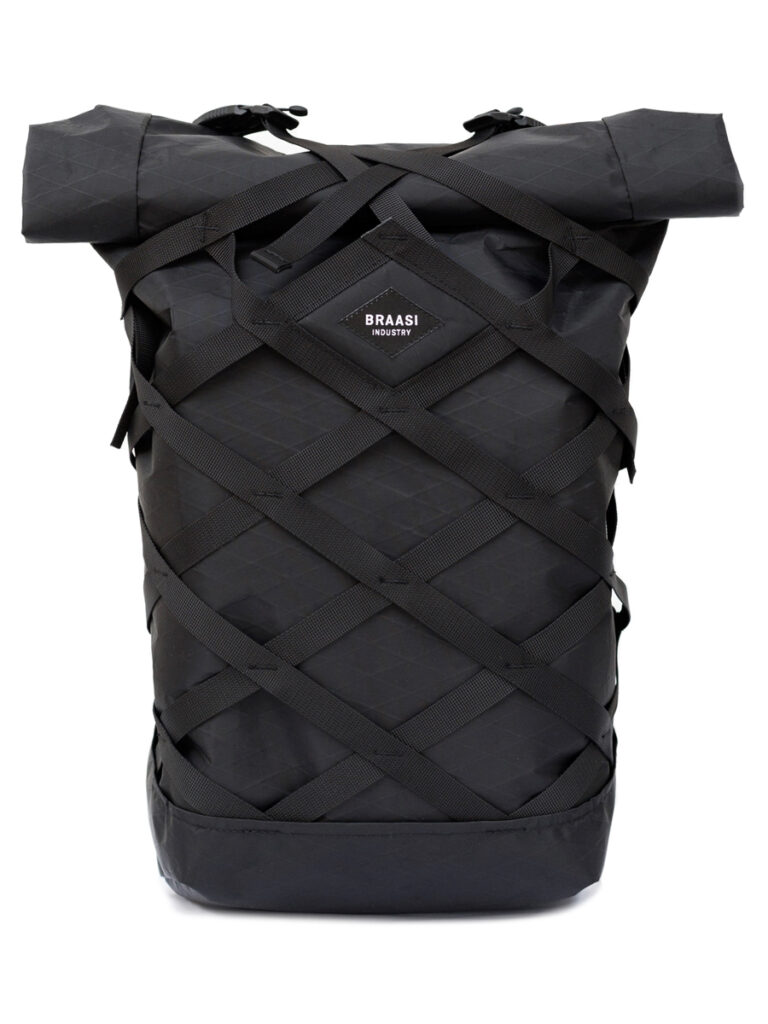 Černý batoh Wicker od Braasi vyrobený z X-Pac