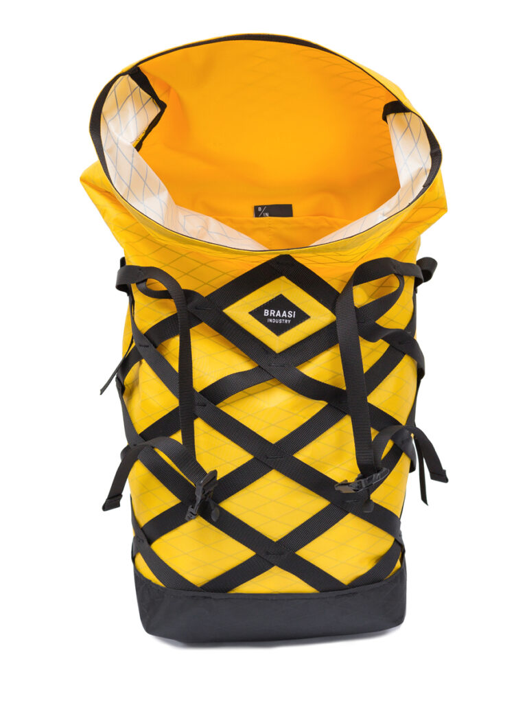 Otevřený žlutý batoh Wicker X-Pac od Braasi