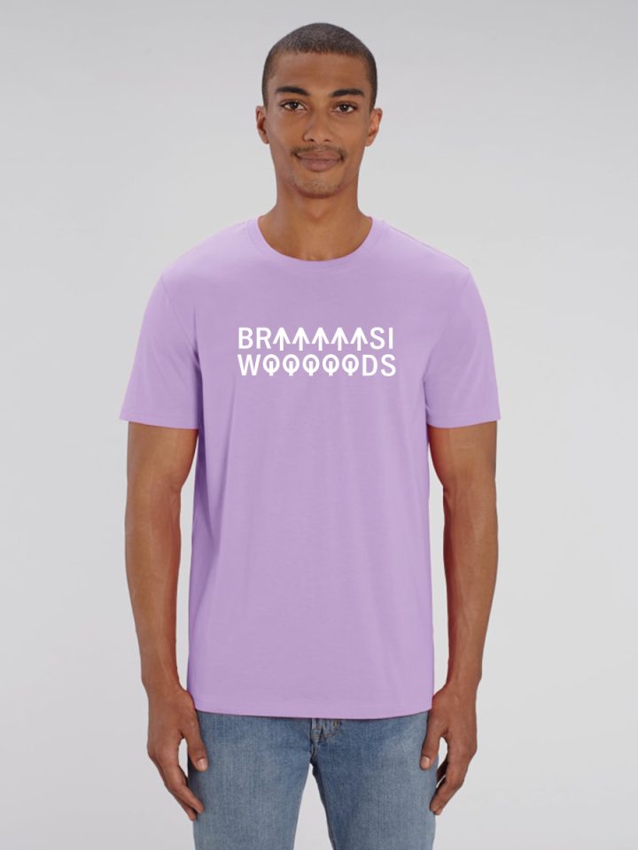Braasi Woods t-shirt in lavender colour