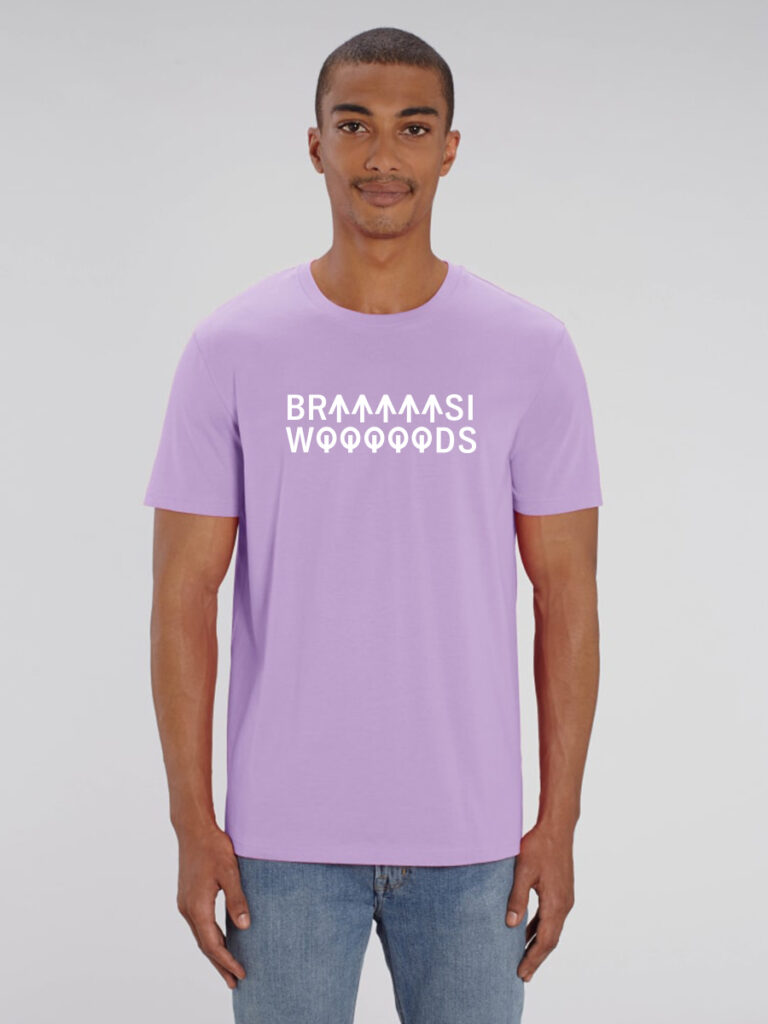 Braasi Woods tričko v levandulové barvě
